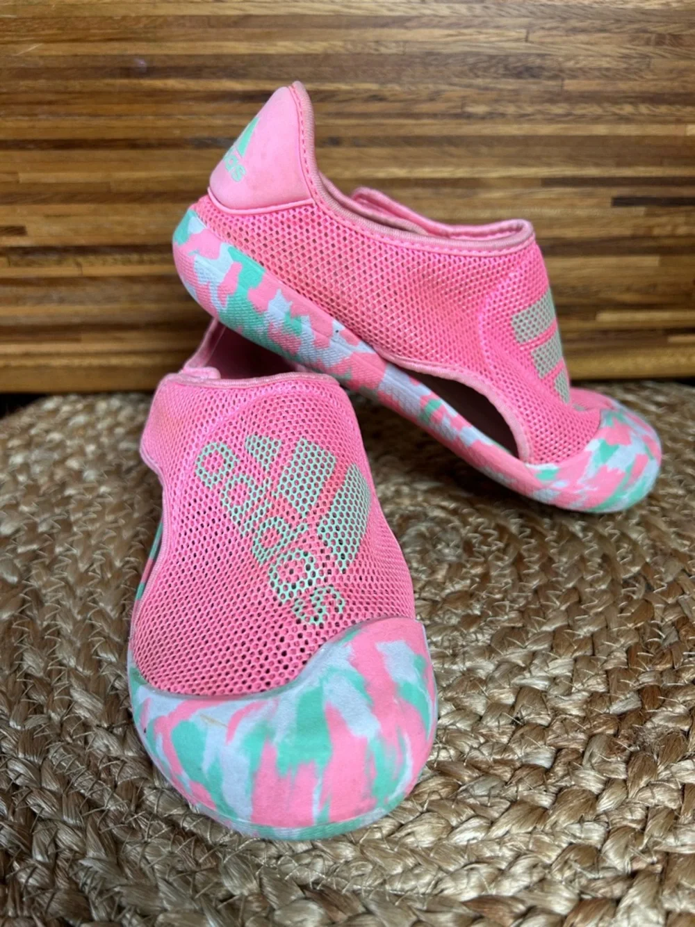 Adidas Altaventure Sport Swim Sandals in Beam Pink/Mint Camo